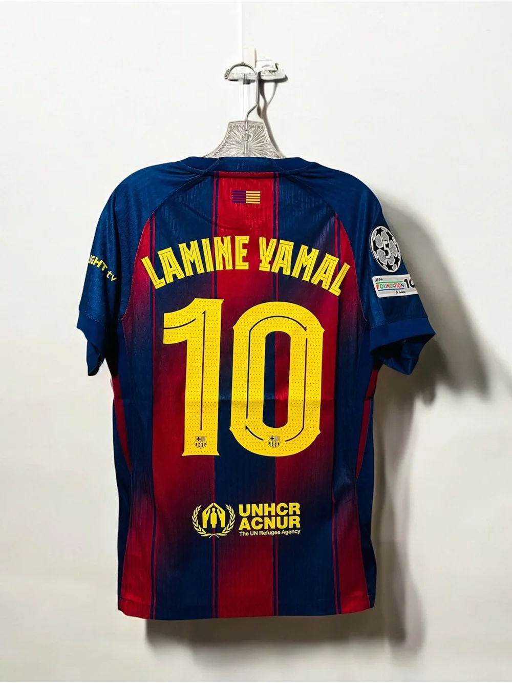 FC Barcelona 2025/26  Lamine Yamal UCL Home Jersey